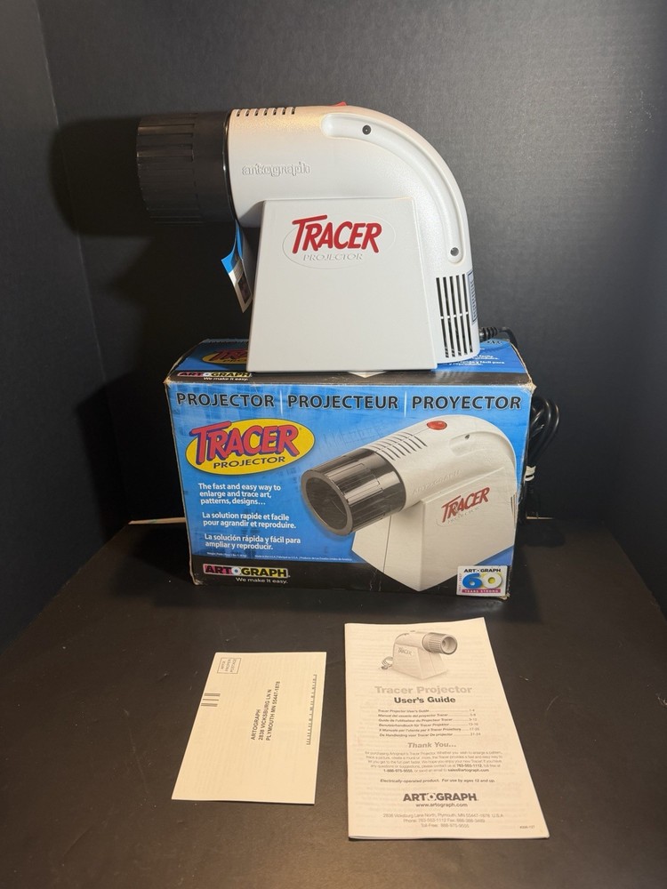 Artograph Tracer Projector 225-360 Enlarger w/ Box & Instructions Tested Working