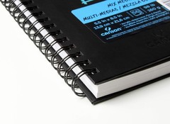 Mix Media Book XL Black 5 x 8 inches