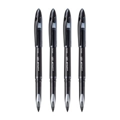 Uniball Air Micro Pen, Set of 4 – Black (UBA 188 M) 1 Count (Pack 4),