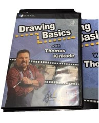 Drawing Basics Thomas Kinkade Complete BoxSet DVD 5 Unit Workbooks Teacher Guide