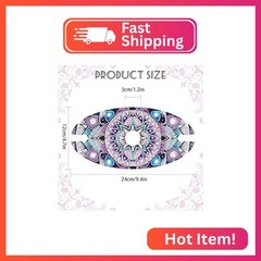 antor Mandala Style Diamond Painting Wine Glass Rack, DIY 5D Rhinestone Diamond