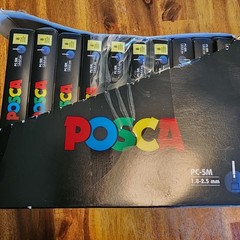 uni-ball POSCA PC-5M Water-Based Paint Markers 1.8-2.5mm (10 Packs of 8) ~ READ