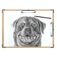 1 PCS 18×24 Inch Drawing Board Double Clip Hardware Corner Guard Art Clipboard