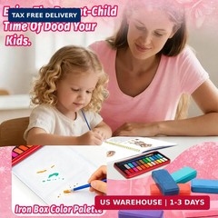 Watercolor Workbook – Coloring Book Beginner Friendly Painting Kit, Watercolor W