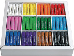 Tempera Paint Sticks, 144 Pcs, 12 Colors, Non-Toxic, Mess-Free Art Supplies for