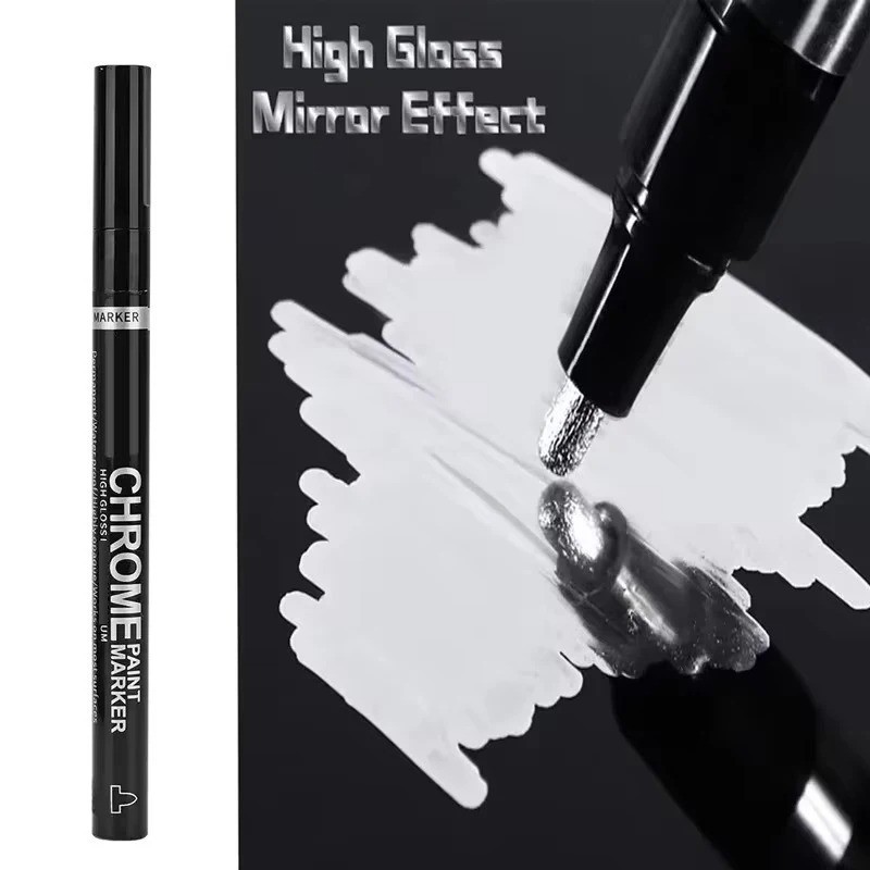 Chrome Pen Marker Waterproof Paint Repair Gold Silver 2mm Nib USA BEST SELLER