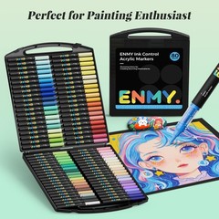 80 Colors Direct Liquid Acrylic Paint Markers for Vibrant Multi-Surface Art