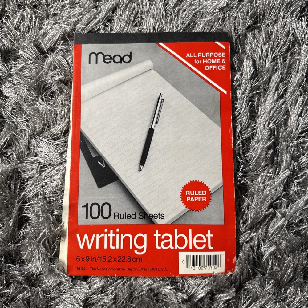 Mead Ruled Wtiting Tablet, 100 Ct