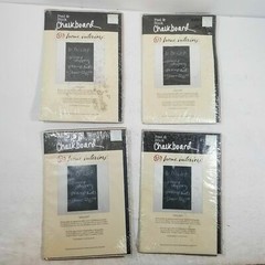 LOT of 4 – Peel & Stick Chalkboard + Chalk – Home Interiors – Home School Educat