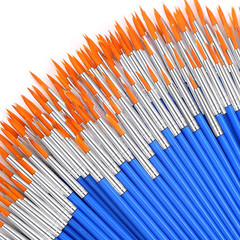 Anezus 100Pcs Paint Brushes Bulk Small, for Kids Fine Set Detail Classroom Model