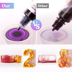 48Pcs Concentrated Alcohol Ink Set, Vibrant Colors Alcohol-Based Resin Ink for E