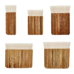 PH PandaHall 5 Size Hake Watercolor 2 / 3 / 4 / 5 / 6.3 Inch, Multicolor