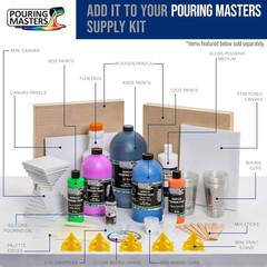 Professional Gloss Pouring Medium 32Oz (Quart) – Improves Paint Flow & Cell Effe