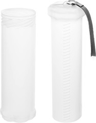 QWORK Extendable Artist Storage Tube – Durable Plastic, 2 Pack 2 Pack, Clear