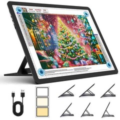 A4-D90 LED Bright Pad Magnetic w/ Foldable Stand & 6-Level Brightness
