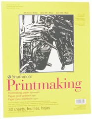 300 Series Glue Bound Printmaking Pad, Lightweight, 11 X 14 inches, White, 30…
