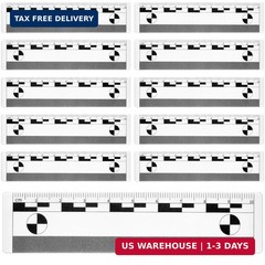 Marspark 10 Pcs Photo Macrographic Scale Markers Evidence Markers(White)