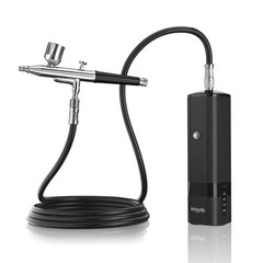Airbrush Kit with Compressor, 32 PSI High Pressure Cordless Airbrush Gun, Por…