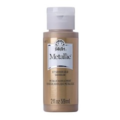 Metallic Acrylic Paint in Assorted Colors (2 2 Fl Oz (Pack of 1) Sahara Gold
