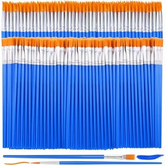 240 Pcs Small Paint Brush Bulk, Flat Fine Tip Artist Paint Brushes Set, Kids …