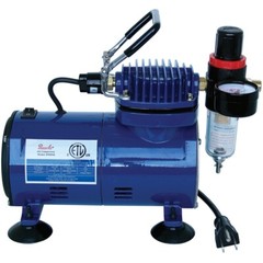 Paasche 1/5 HP Airbrush Compressor w/Regulator, Moisture trap & Auto Shutoff