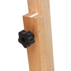 Large Studio H-Frame Easel Painting Floor Beech Wood Adjustable Pro Artist Easel