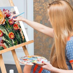 Offito Paint by Numbers Kit for Adults- Cactus Adult 16×20 Inch, 1P06