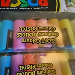 uni-ball POSCA PC-5M Water-Based Paint Markers 1.8-2.5mm (10 Packs of 8) ~ READ