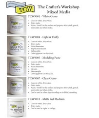 The Crafters Workshop Modeling Paste Medium, Surface Prep And Dimensio