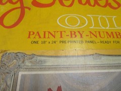 Unused Vintage Craft Master Gallery Series V FLOWERS Oil Paint By Number Set