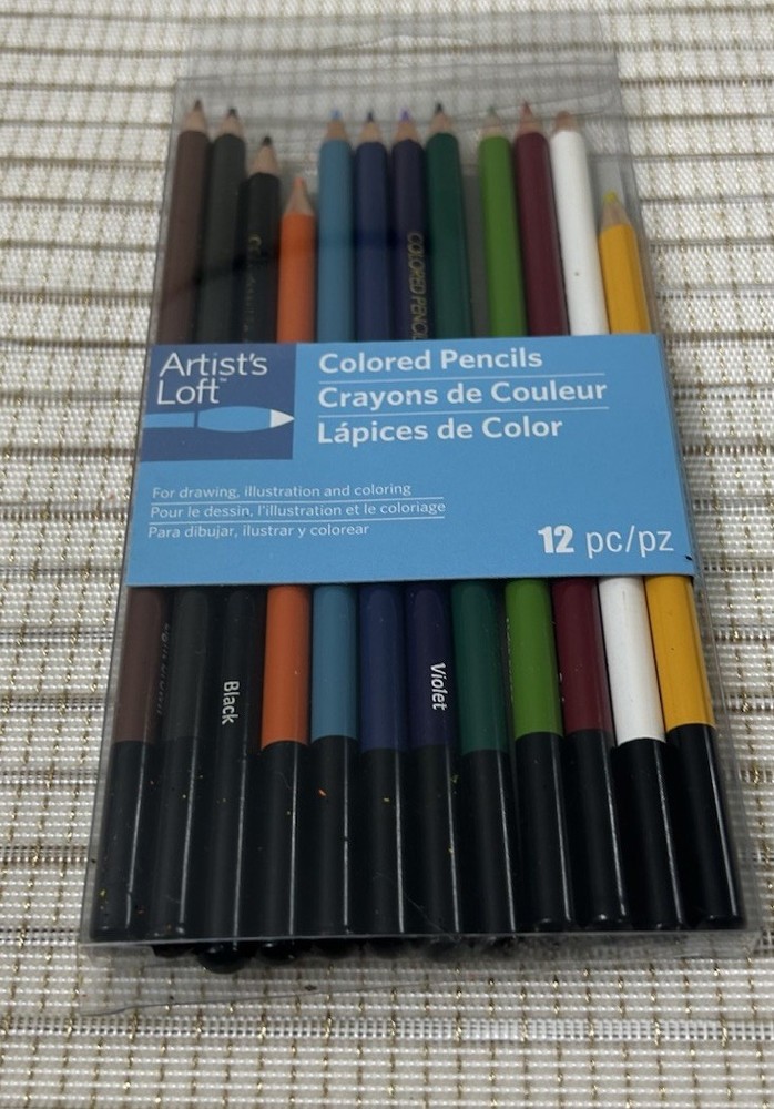 Artist’s Loft Colored Pencil set 12 PC Brand Used Some A Short See Photos