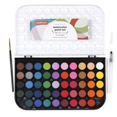 Incraftables Watercolor Paint Set 48 Colors, Non Toxic Water Color Paints
