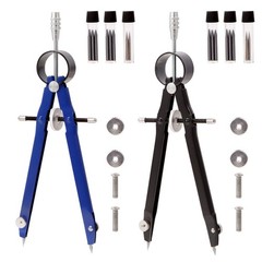 2pcs Compass for Geometry, Professional Drawing Compass,Metal Compass,…