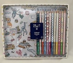 Roller Rabbit x Target Colored Pencil Set w Metal Tin Sealed New FREE SHIPPING