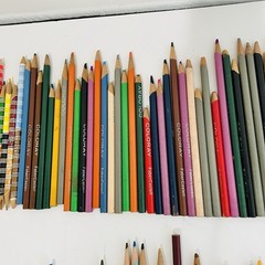 Lot Of 120 Colored Pencils Mixed Empire Dual Color Coloray Pedigree Prismacolor+