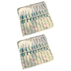 Reinforced Edge Painting Brush Roll Case Lightweight Foldable Artist Essential