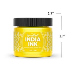 Speedball India Ink, Canary, 1-Ounce Office Product