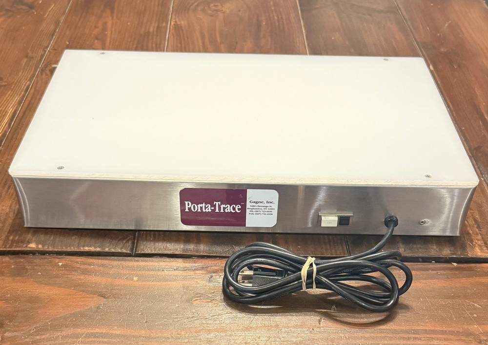 Gagne Porta Trace 1118 Light Box 11×18 Stainless Steel 30 Watt Working