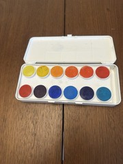 Vintage Grumbacher Deluxe Opaque Watercolors No Box WCT24