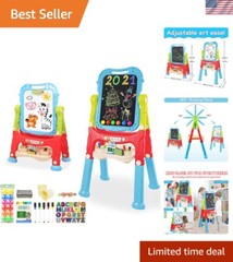 Portable 360° Rotatable Art Easel for Kids – Includes Painting Accessories