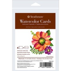 400 Series Watercolor Cards, Cold Press, Announcement Size, 3.5×4.875 inches,…