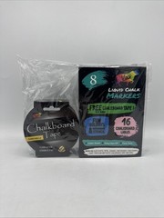 Liquid Chalk Markers And Chalkboard Tape Easy Wipe Off Windows