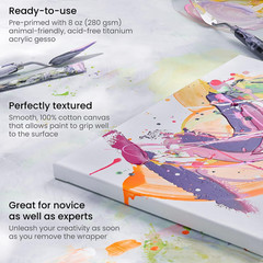 Stretched Canvas, 5 X 7, 8 X 10, 11 X 14, 12 X 16, 16 X 20 Inches, Multipack of