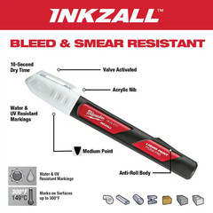 INKZALL White Paint Marker (10-Pack)