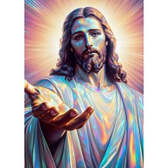 QENSPE 5D Diamond Painting Kits for Adults, Jesus 30 x 40 cm, Multicoloured