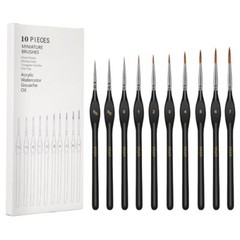 Miniature Paint Brushes Kit, Fine Detail Painting Brush Micro Professional