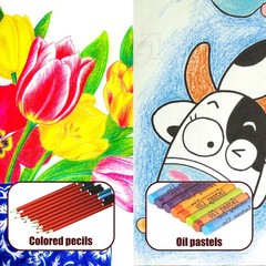 KINSPORY 150PC Art Set with Sketch Book, Coloring Art Kit Drawing Art Supplie…
