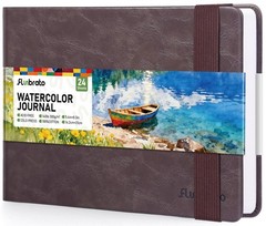 Watercolor Journal 8.3×5.6 Inch 100% Cotton 140LB Cold Press Sketchbook