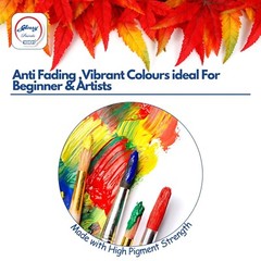 1001 Elite Artists Acrylic Metallic Colors Set | 12 Shades of 50ml Each