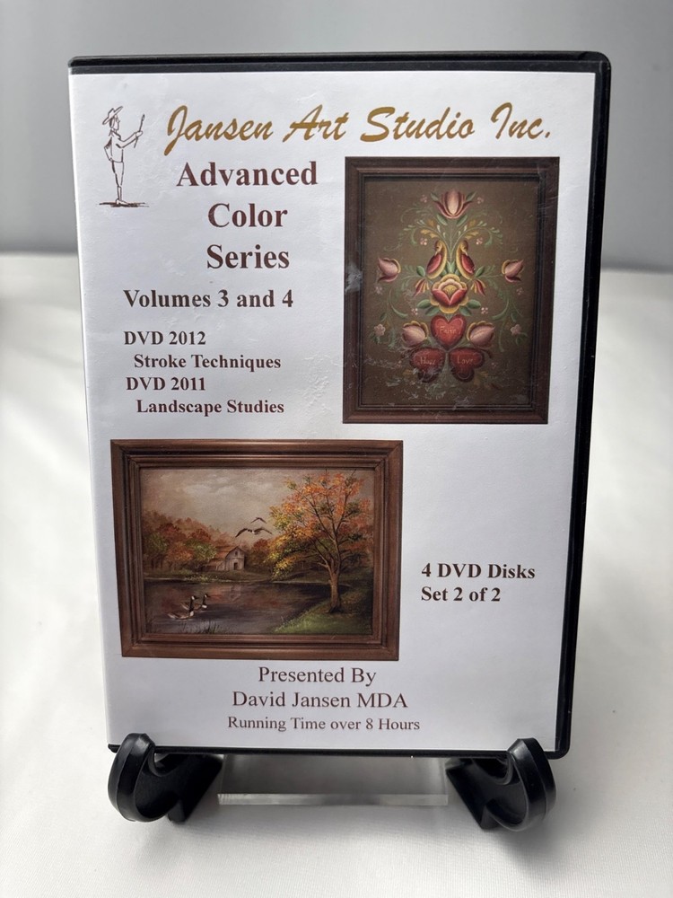 Advanced Color Theory DVD Set David Jansen Stroke Landscape Techniques